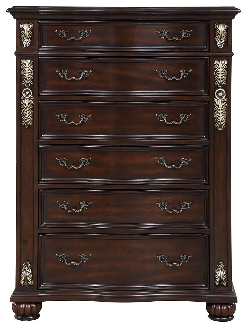 New Classic Maximus 6Drawer Chest with FeltLined Drawer Royal